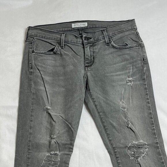 James Jeans Neo Beau Destroyed Smoke Gray Slim Fit Size 28 - Picture 2 of 11